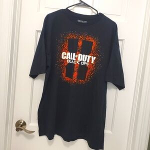 Call Of Duty Black Ops II Black 100% cotton S/S Tee Size XL, casual